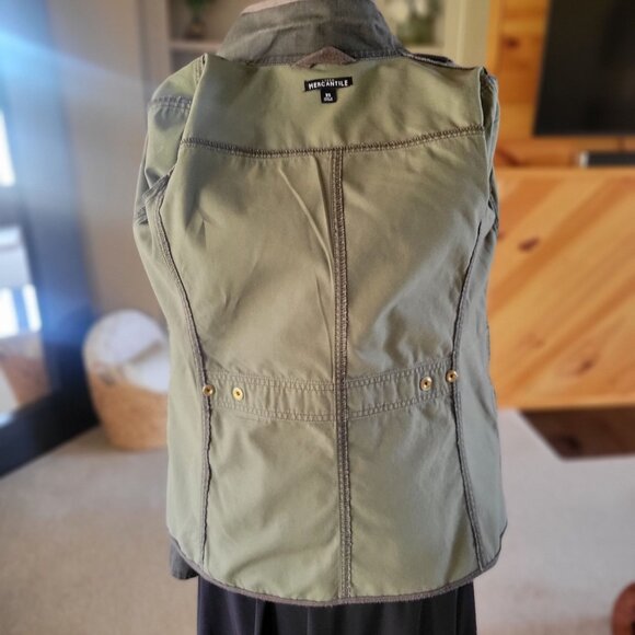 J. Crew / Mercantile Women's Utility Military Boyfriend Field Jacket XS - Picture 8 of 11